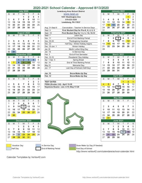 Lasd Calendar